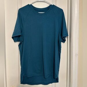 Athletic Blue Short Sleeve Shirt
